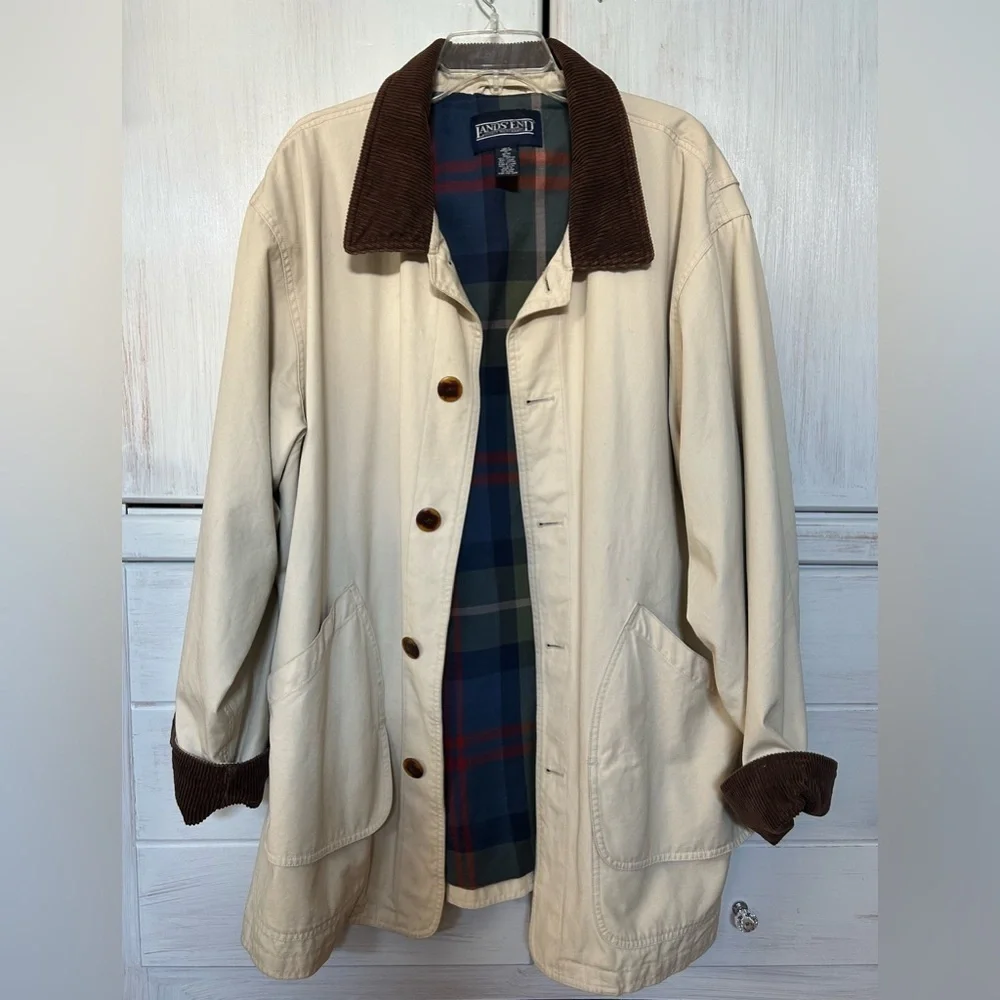 Men’s Barn Jacket Size XL Old School Lands End in Great Preowned Condition